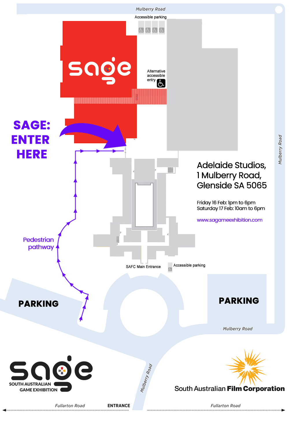 Map SAGE   SAGE 2024 Venue Map Whole Facility Overview 1 